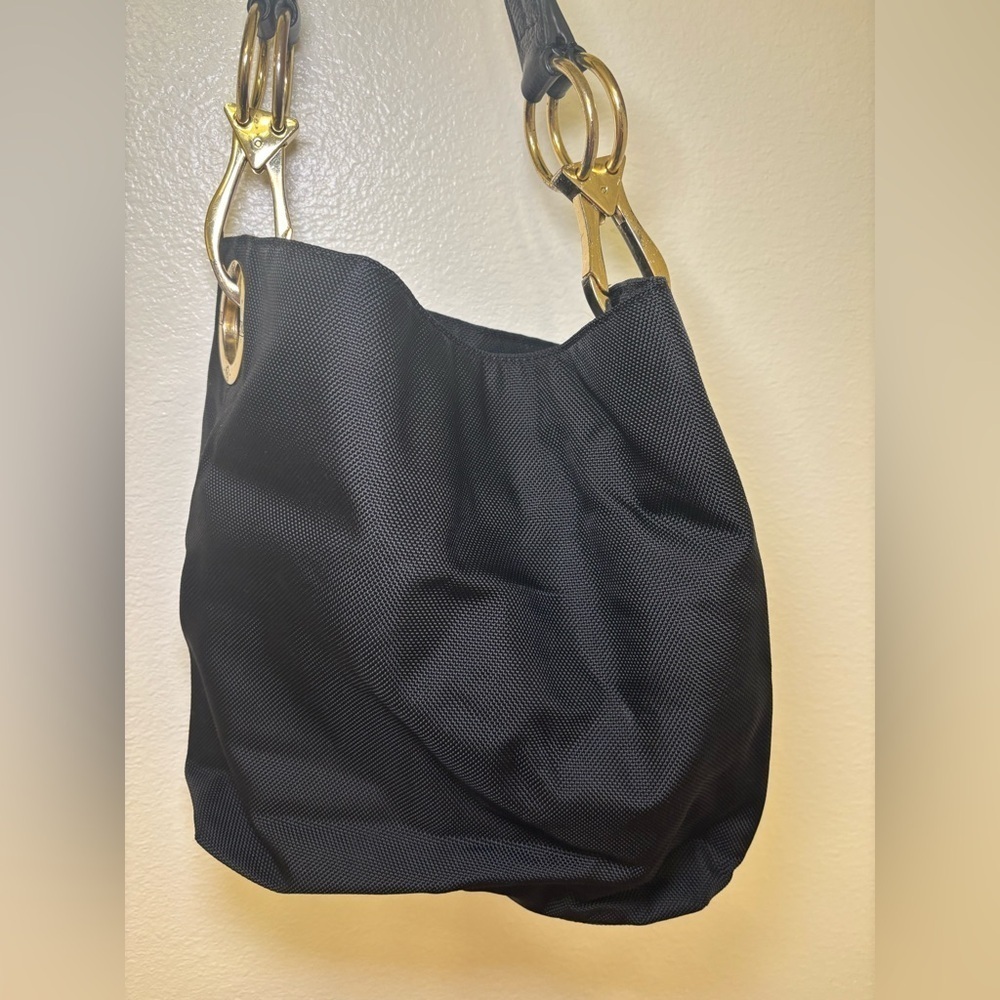 Jpk Paris 75 Black Shoulder Bag with Gold Details - Picture 3 of 8